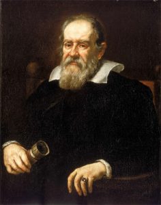 Retrato al óleo de Galileo Galilei. Pintor: Giusto Sustermans