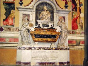 Tumba de Galileo, en Santa Croce, Florencia.