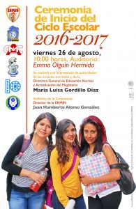 Ceremonia de Inicio del Ciclo Escolar 2016-2017