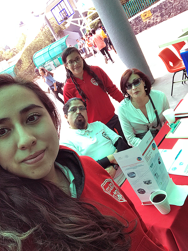 Visita de promoción al Colegio de Bachilleres, plantel 15. 8 de marzo 2018