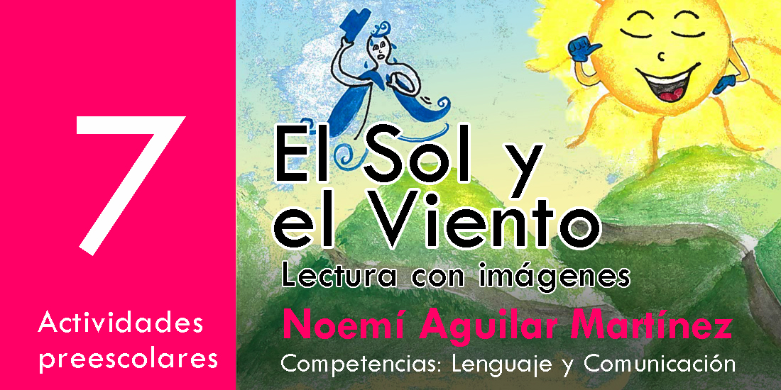 El sol y el viento: lectura con imágenes