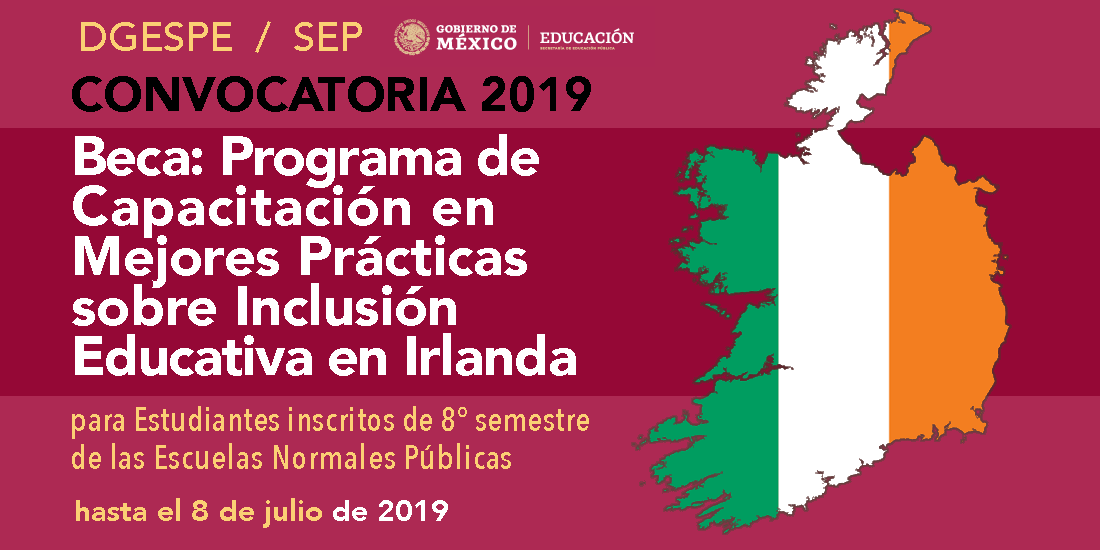 Beca de Capacitación en Mejores Prácticas en Irlanda 2019