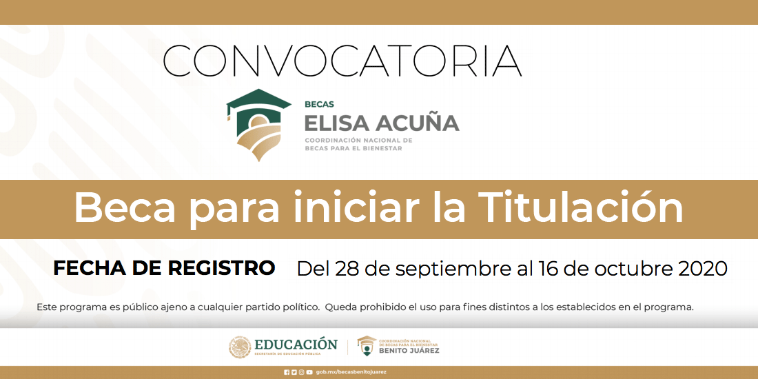 Beca para Iniciar la Titulación